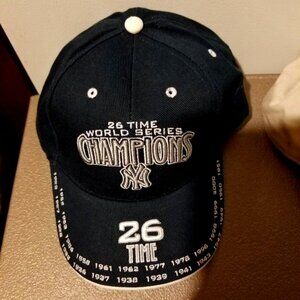 Hat- 26 Time Yankee World Series, Navy, Like New
